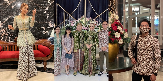 10 Portraits of Celebrities Attending Danang Pradana DA's Wedding, Inul Anggun Wearing High-Slit Kebaya - Rizki DA Attending Alone After Divorce