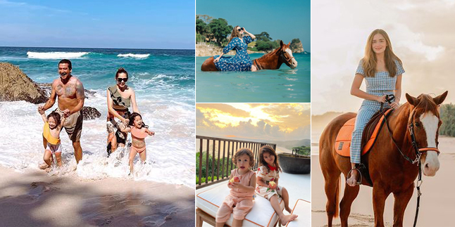 10 Exciting Family Vacation Photos of Yasmine Wildblood and Abi Yapto in Sumba, Little Seraphina is Very Photogenic!