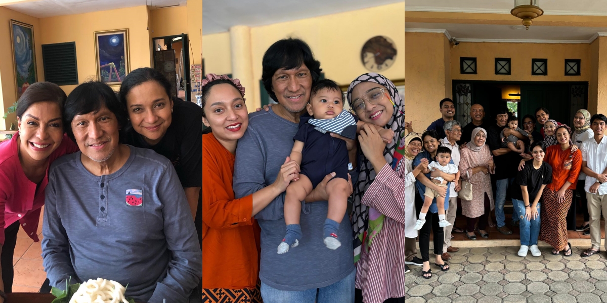 10 Photos of Shahnaz Haque and Soraya Haque Visiting Ikang Fawzi, Full of Warmth Family Gathering - Grandchild Care