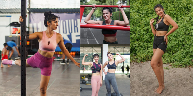 10 Portraits of Sporty Fanny Ghassani Showing Body Goals and Killer Abs that Captivate Netizens