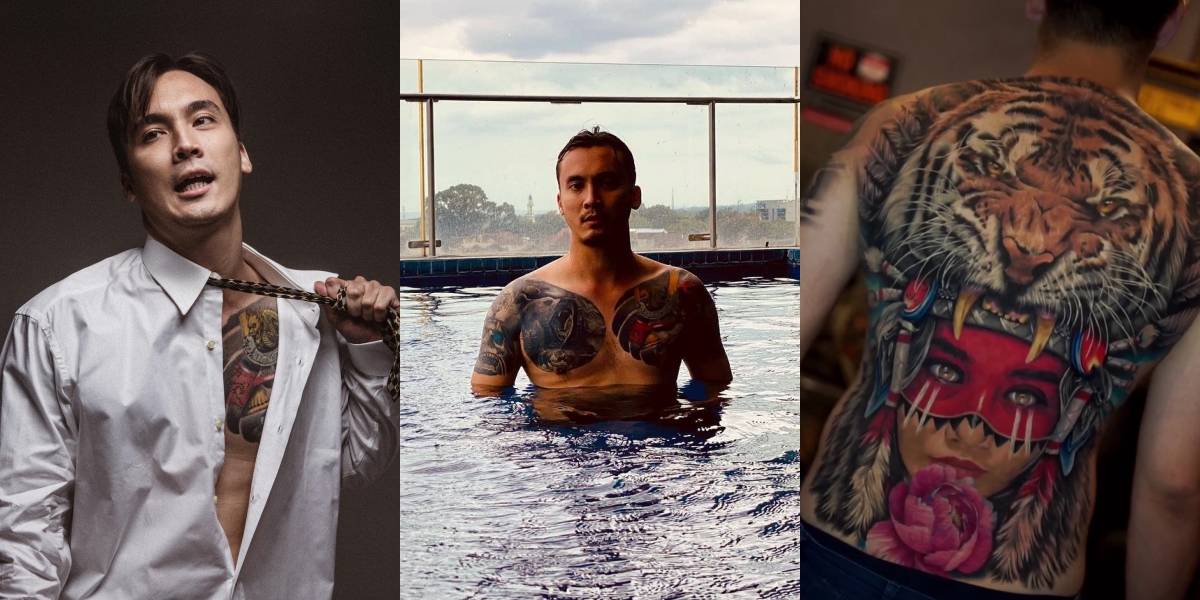 10 Portraits of Rendy Kjaernett's Tattoos, Highlighted by Infidelity Issues - Lady Nayoan Claims Husband Has Syahnaz Sadiqah's Face on His Back