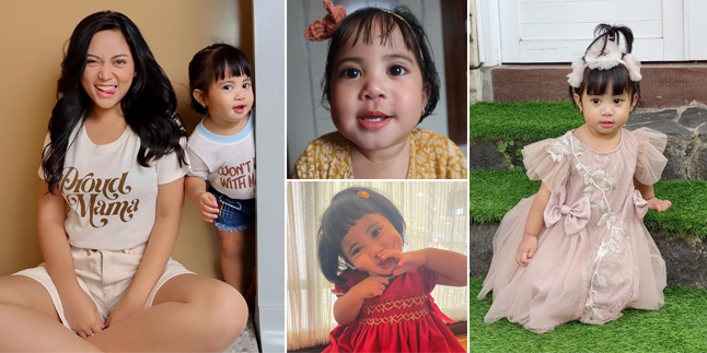 10 Latest Portraits of Chava, the Beautiful Daughter of Rachel Vennya with Round Eyes that Make Netizens Adore Her