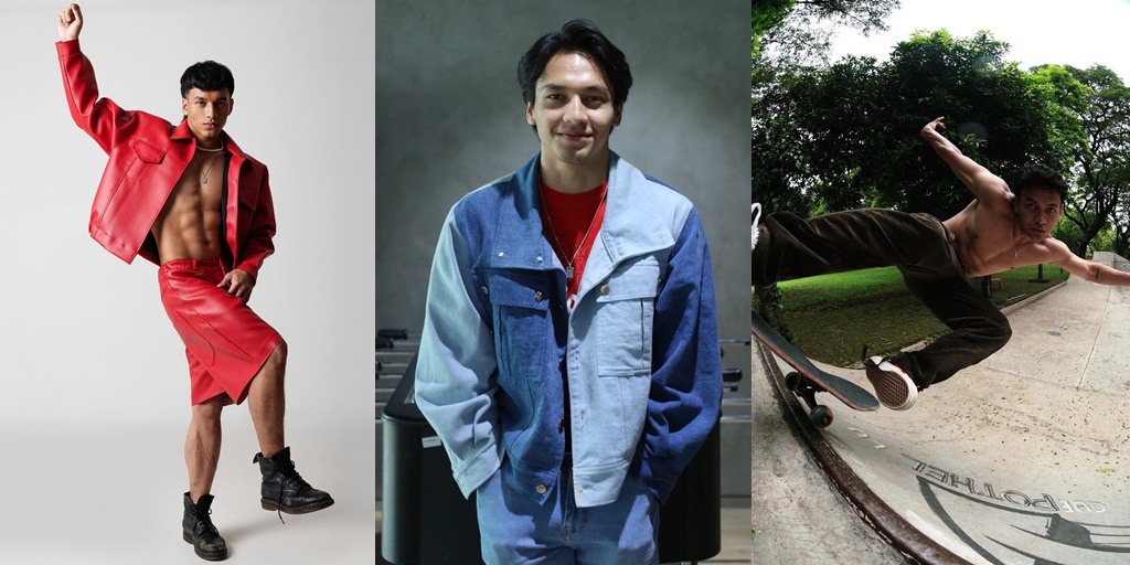 10 Latest Photos of Jefri Nichol Showing off His Attention-Grabbing Six Pack Abs, Super Macho and Cool While Skateboarding