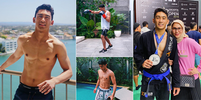 10 Photos of Daffa Wardhana's Muscular Body, the Handsome Son of Marini Zumarnis who is Athletic & Ideal