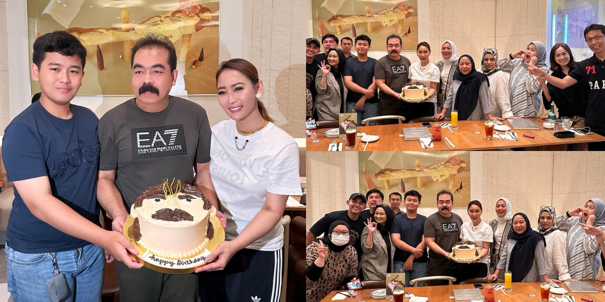 10 Portraits of Adam Suseno's 63rd Birthday, Inul Daratista's Husband Celebrates Simply, Son's Appearance Steals Attention