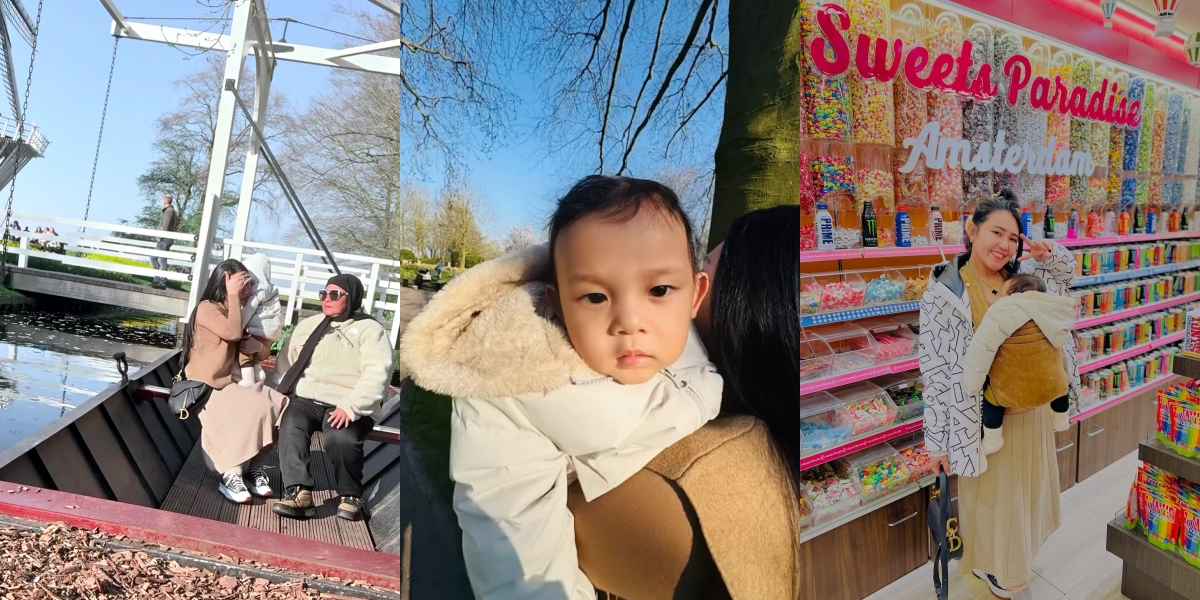 10 Photos of Via Vallen's Vacation in the Netherlands, Enjoying the Beauty of Amsterdam with Family