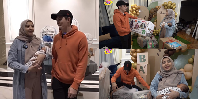 10 Pictures of Zaskia Sungkar and Irwansyah Unboxing Baby Ukkasya's Gift, Got Funny Gifts from Kiano