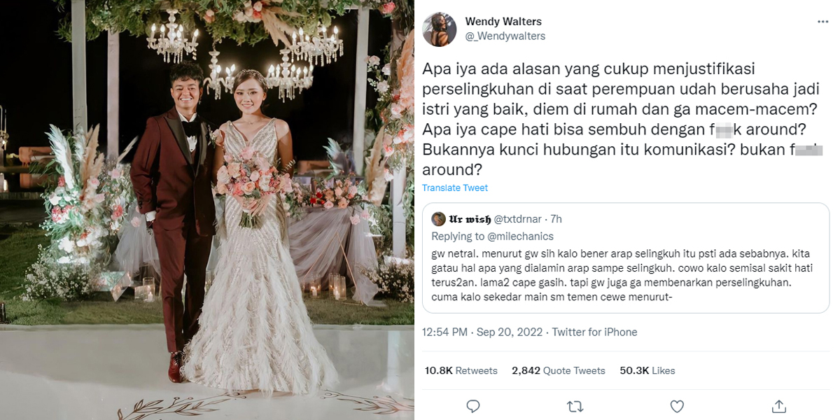 11 Heartbreaking Confessions of Wendy Walters about Infidelity, Delete all Photos of Reza Arap and Leave Only 1 Wedding Portrait