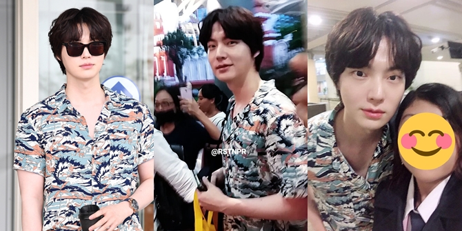 11 Photos of Ahn Jae Hyun Arriving at Bali Airport, Handsome - Sweet Smile