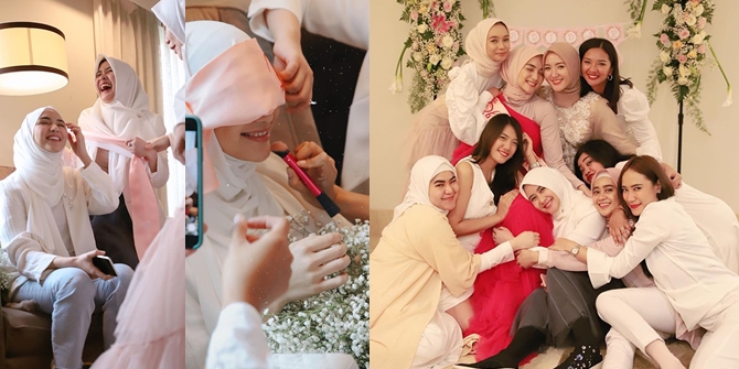 11 Photos of Bridal Shower Citra Kirana, Surprise From Friends Almost Failed!