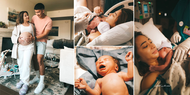 11 Moments of the First Childbirth of Nikita Willy, Still Beautiful While Giving Birth - Baby Issa's Handsome Face Becomes the Spotlight