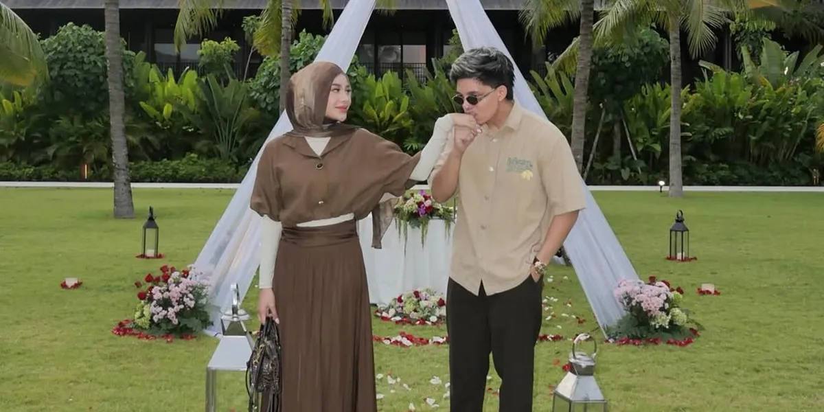 11 Portraits of Aurel Hermansyah and Atta Halilintar's Wedding Anniversary, Celebrated Romantically in Bali