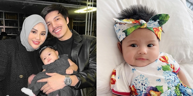 11 Pictures of Baby Ameena, Atta Halilintar and Aurel Hermansyah's 4-Month-Old Daughter, Yet to be Visited by Her Grandparents