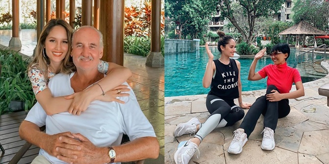 11 Warm Photos of Cinta Laura's Family 'Self Quarantine' for 3 Weeks Staying at a Luxury Resort in Bali
