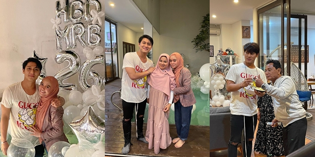 11 Photos of Rizky Billar's 26th Birthday Celebration, Receives Funny Messages from Fans - Lesti Gets Dragged into the Swimming Pool