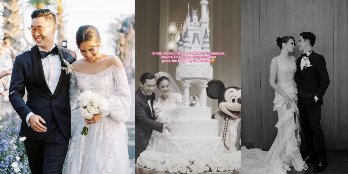 11 Luxurious Private Wedding Party Photos of Celebrities, Including One Held at Disneyland and a Cruise Ship