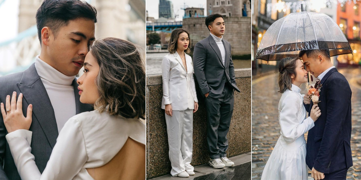 11 Years of Dating Finally Engaged, Peek at Gritte Agatha and Her Fiancé's Prewed Photos in London