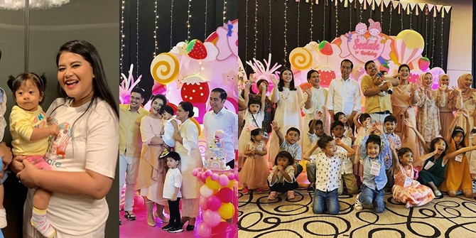 12 Photos of Sedah Mirah, Jokowi's Granddaughter's First Birthday, Festive at a Hotel Attended by Celebrities