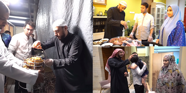 12 Warm Moments of Raffi Ahmad with the Late Syekh Ali Jaber, Becoming the Prayer Leader - Cooking Arabic Food