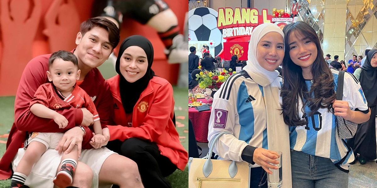 12 Photos of Artists at Abang L Putra Lesti's Birthday, from Fuji to Tya Ariestya Wearing Football Jerseys - Lucinta Luna Appears with Douyin Make Up