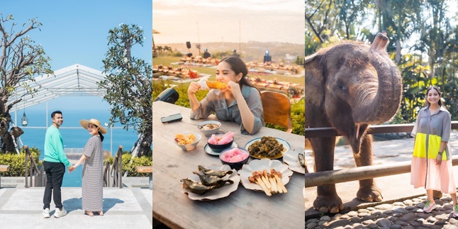 12 Portraits of Raffi Ahmad's Luxurious Vacation with Family in Bali, Nagita Slavina Craving to Meet an Elephant