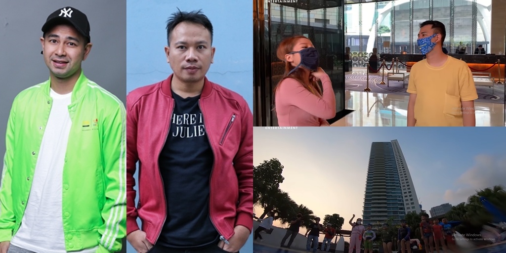 12 Portraits of Raffi Ahmad Entertaining Vicky Prasetyo's Family, Staying at a Star Hotel - Watching Together Like a Cinema