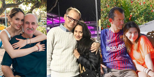 12 Portraits of Beautiful Indonesian Celebrities with Their Rarely Seen Foreign Fathers, Becoming Beloved Children