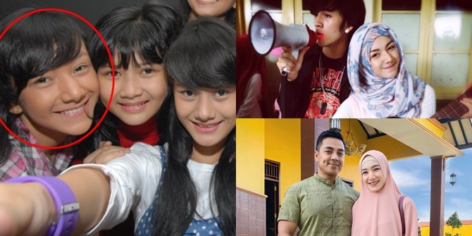 12 Portraits of Indri Giana's Transformation, From Cute Actress - to Ustaz Riza Muhammad's Wife