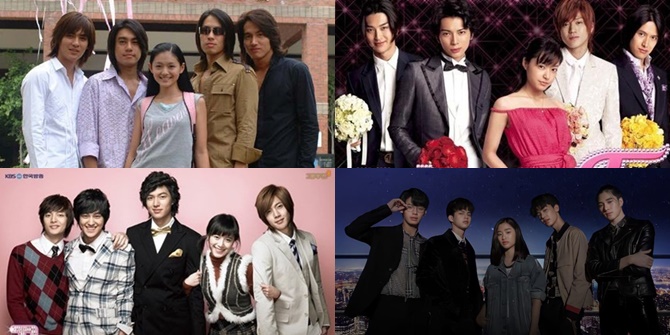 12 Versions of F4 Drama from Various Countries from Japan to Thailand, Official Adaptation to Very Similar Stories