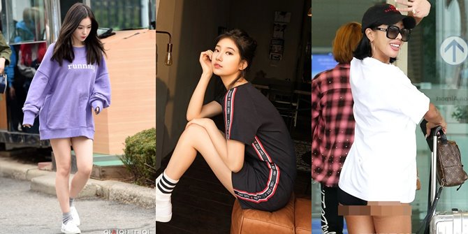 13 Photos of Brave Korean Female Stars 'Without Wearing Pants': Irene - Suzy