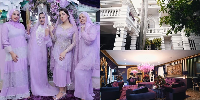 13 Portraits of Tasya Farasya and Tasyi Athasyia's Luxurious House with a Purple Theme, Like a Palace - Aesthetic Interior