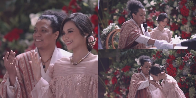 13 Moments of Arie Kriting and Indah Permatasari's Wedding, Serene Despite the Absence and Blessing of the Mother