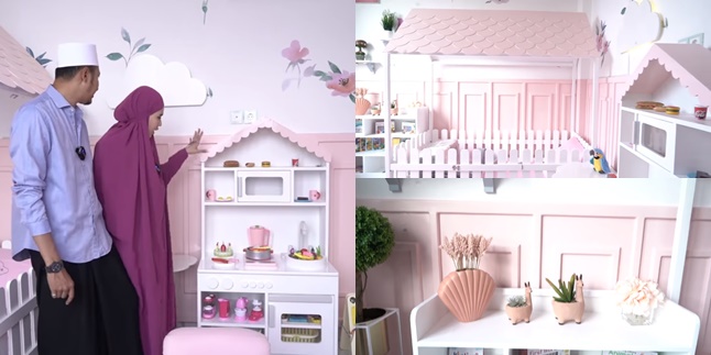 13 Pictures of Baby Khalisa's Room Details, Kartika Putri's Daughter in Puncak, All-Pink Aesthetic with House-Shaped Bed