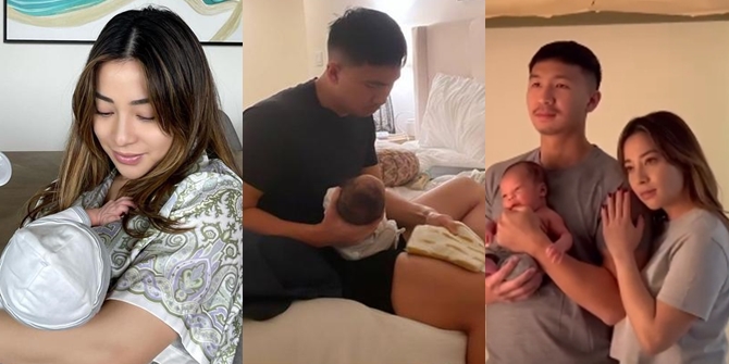 14 Photos of Nikita Willy & Indra Priawan Caring for Baby Izz Without a Nanny, Young Mom and Dad Ready to Go!