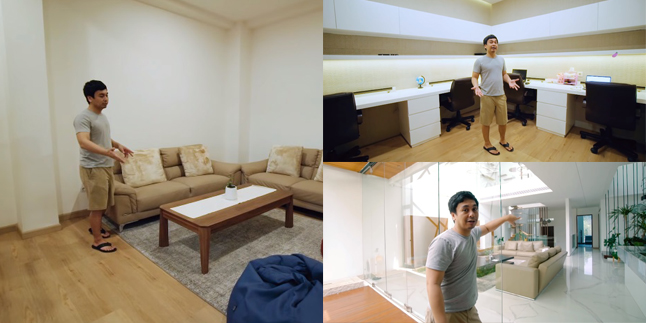 14 Photos of Raditya Dika's House After Renovation, Minimalist Modern Style - Has a Cool Workspace