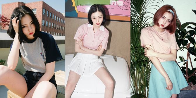 15 Photos of Han So Hee When She Was Still a Model and Hadn't Made Her Acting Debut Yet, Short Hair with a Tattoo on Her Hand
