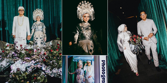 15 Wedding Photos of Sivia Azizah, Netizens Focus on Unique and Aesthetic Hijab Style and Decorations!