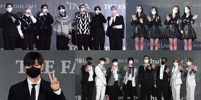 16 Photos of the 2021 The Fact Music Awards Red Carpet Filled with ...