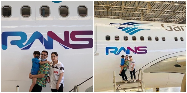 5 Portraits of RANS Logo Displayed on Garuda Aircraft, CEO Reveals it as a 'Gift' for Raffi Ahmad