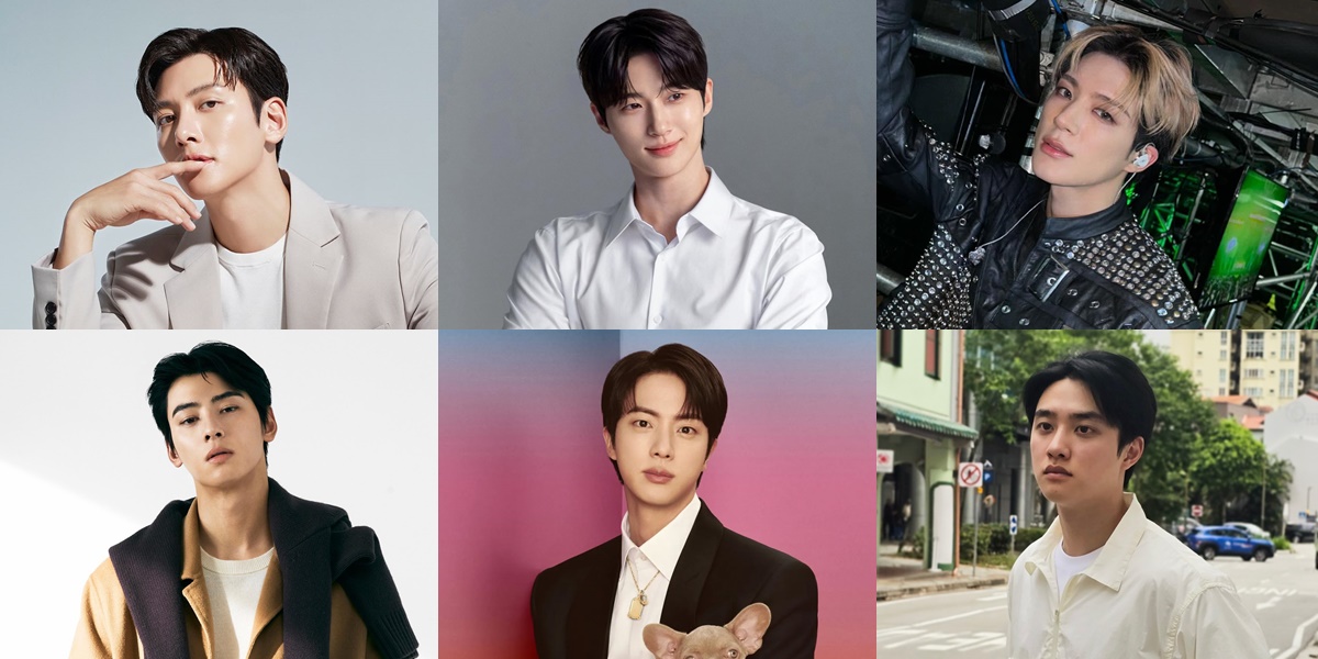 50 Most Handsome Korean Celebrities 2024 Version KapanLagi: Includes Jin BTS, Doh Kyung Soo, Byeon Woo Seok, and Ji Chang Wook