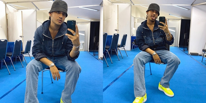 6 Mirror Selfie Photos of Giorgino Abraham, Star of the TV Series 'LOVE STORY THE SERIES' Backstage, Netizens Question the Photo with Yasmin Napper