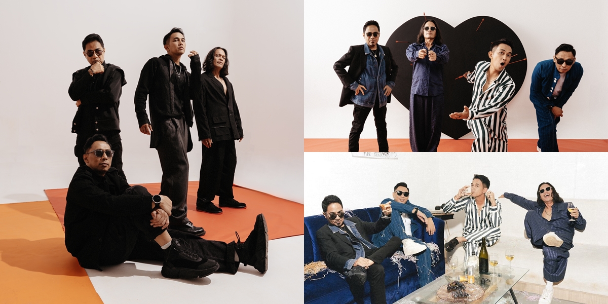 6 Portraits of ADA Band Making a New Breakthrough at 28 Years Old, Releasing 'Kucuri Lagi Hatimu' with a Touch of 80s Pop Dance