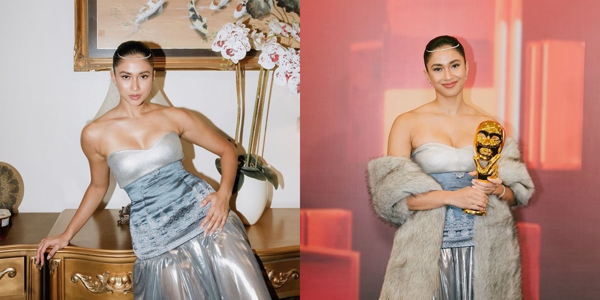 6 Portraits of Aghniny Haque Attending the Indonesian Movie Actors Awards (IMAA) 2024, Looking Beautiful Like Old Hollywood Stars - Successfully Bringing Home a Trophy