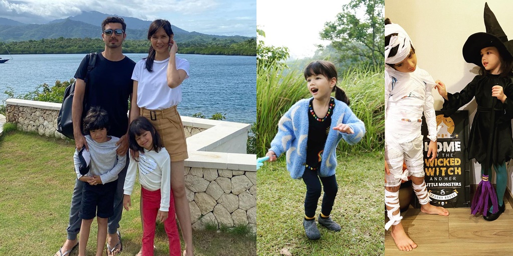 6 Photos of Renata Kusmanto and Fachri Albar's Children, Cute in Halloween Outfits - Super Handsome & Beautifully Adorable