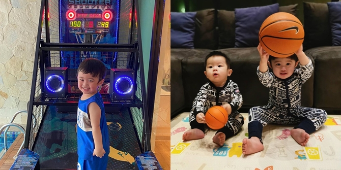 6 Portraits of Sandra Dewi's Children After More Than a Month at Home, Still Happy Playing Ball