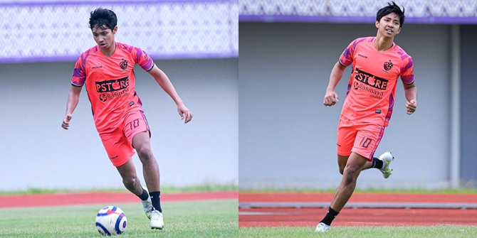6 Photos of Arie Nugroho, Star of the Soap Opera 'FROM JENDELA SMP,' Playing Soccer, Wearing Number 7 - Skilled at Scoring Goals