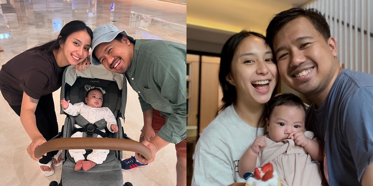 6 Photos of Baby Elio, Joshua Suherman's Child, Going Out for the First Time, His Face Amazed to See the Mall - His Style is So Adorable