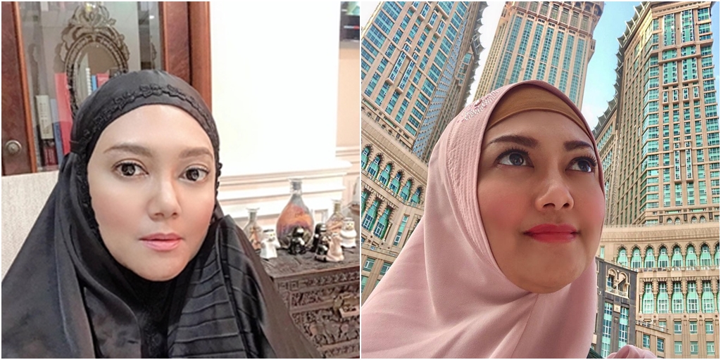 6 Beautiful Photos of Bella Saphira Wearing Hijab and Prayer Clothes - Selfie After First Tarawih, Receives Praise from Netizens!