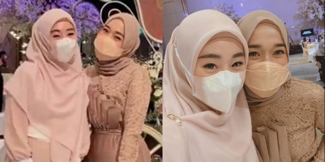 6 Beautiful Portraits of Ririe Fairuz and Larissa Chou at Ria Ricis' Wedding Reception, Still Compact and Happy Without Companions