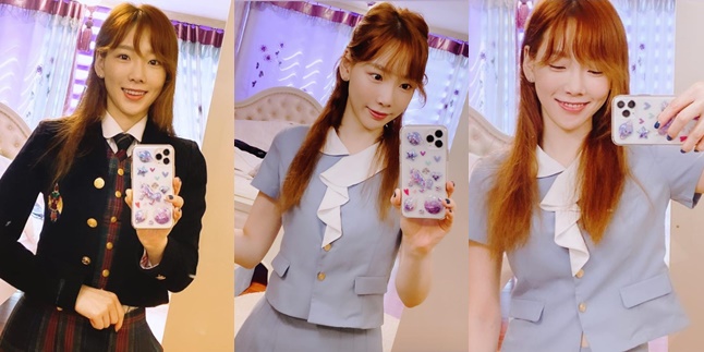 6 Beautiful Portraits of Taeyeon Girls Generation Wearing School Uniforms, Looking Perfect and Cute!